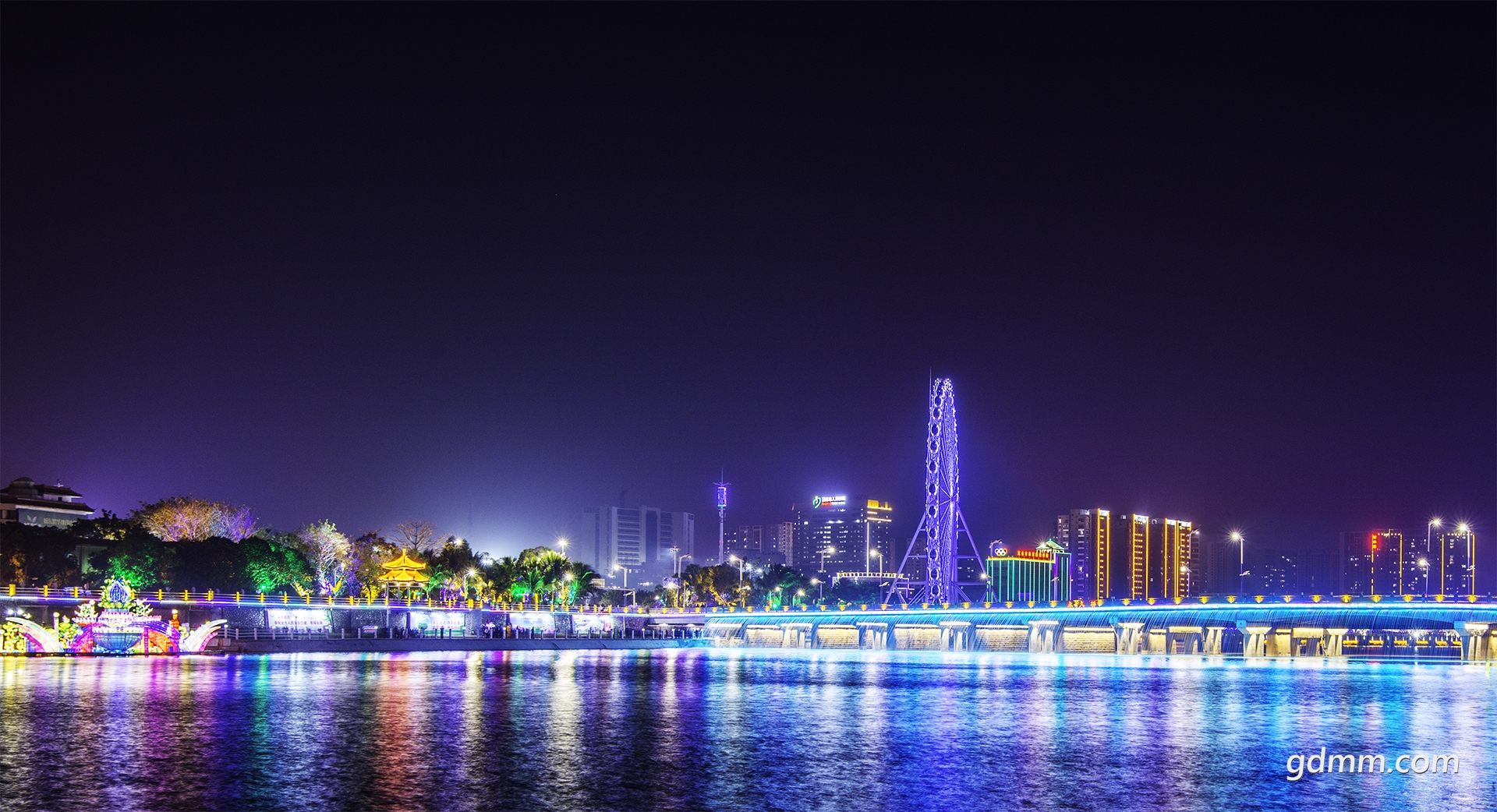 夜幕下的高州城(多角度随拍)