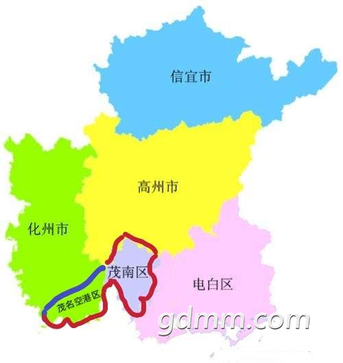 行政区域调整利用空港经济区建设茂名市第四大发展平台