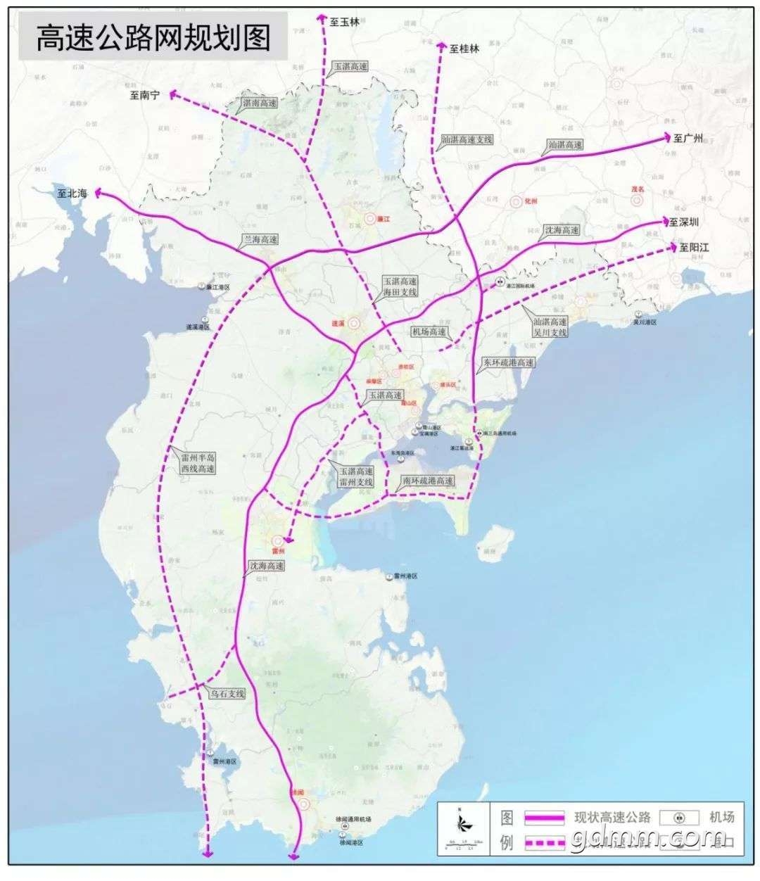 玉茂高速公路规划图