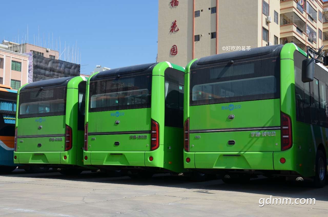 多图直击电白粤运公交宇通e8i新车回到了共16辆