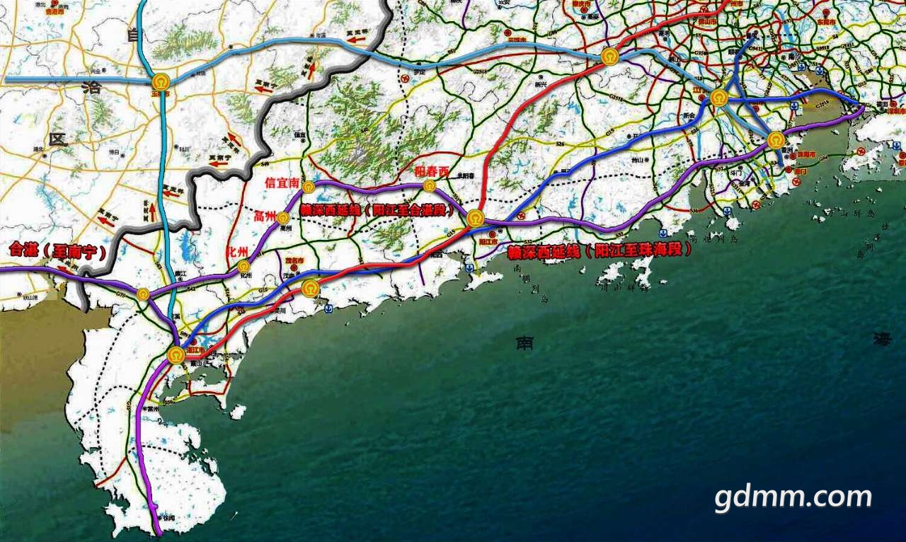 解决高化信通高铁的真正方案是赣深西延线