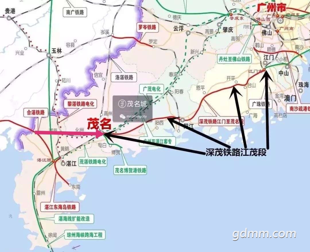 希望合湛高铁茂名支线成为茂湛都市圈合作的第一步