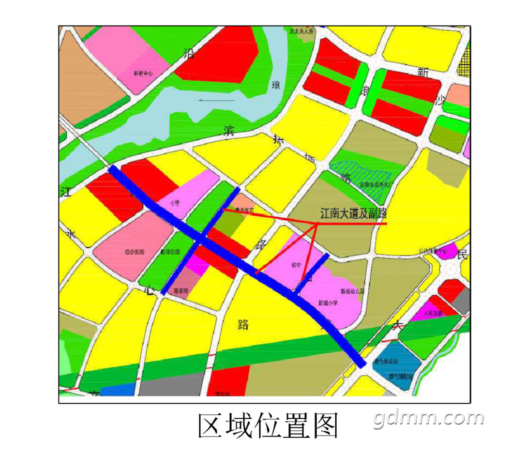 电白沙琅又一条大道来了,双向8车道!规划图出炉