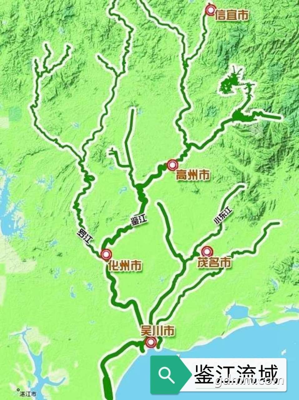 原来我们吴川也是风水宝地鉴江流域的龙头