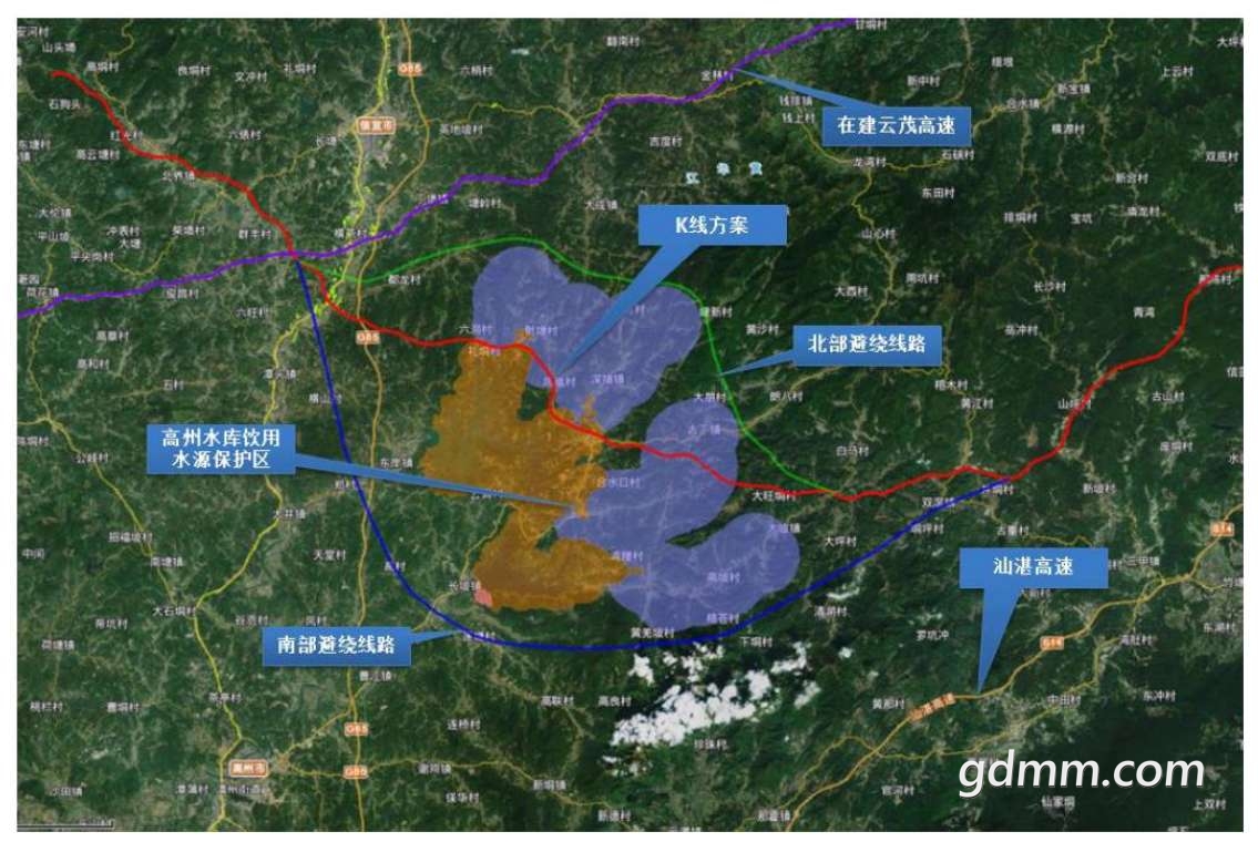 阳信高速公路多条选线方案