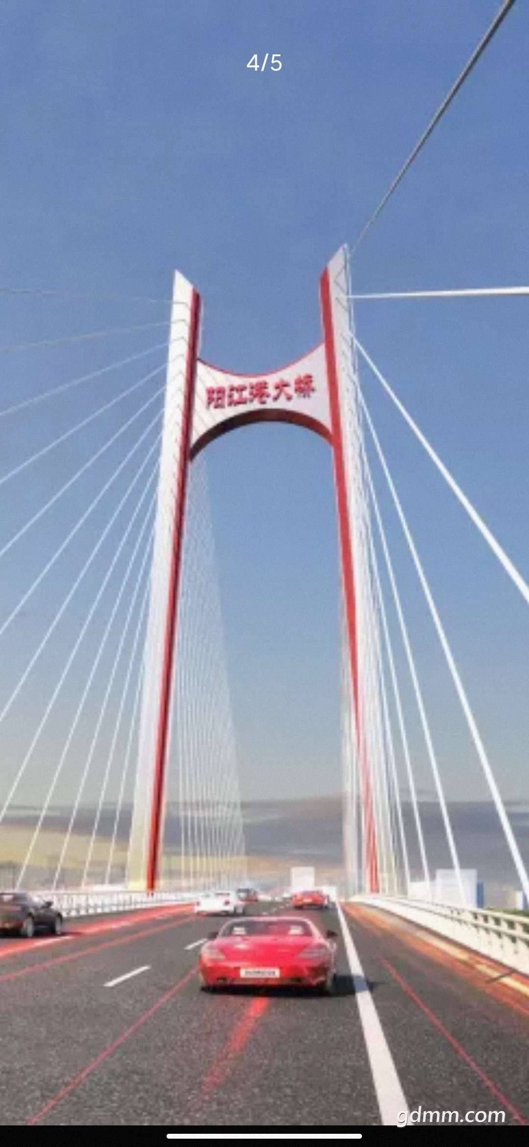 阳江港大桥设计图出来了