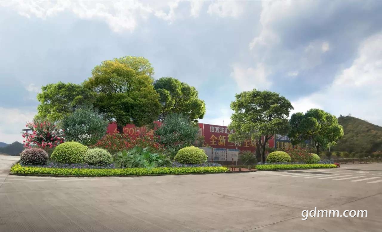 信宜市城市市政绿化改造提升方案部分效果图