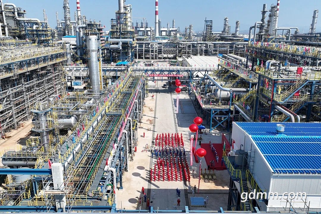 广东石化炼化一体化项目揭阳大南海石化今年将全面投产